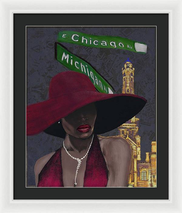 Chicago Deva - Framed Print