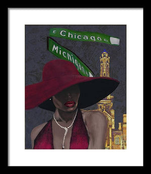 Chicago Deva - Framed Print