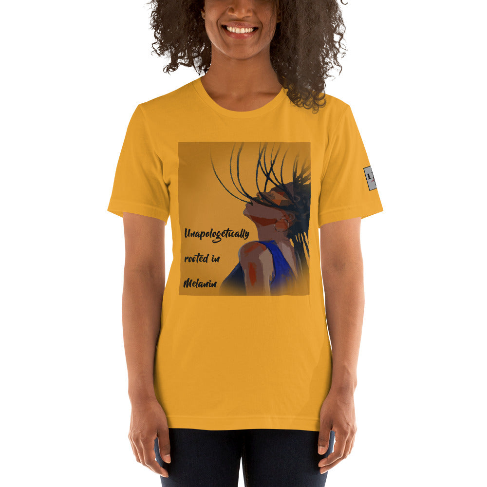 Unapollogetically Rooted in Melanin Short-Sleeve T-Shirt