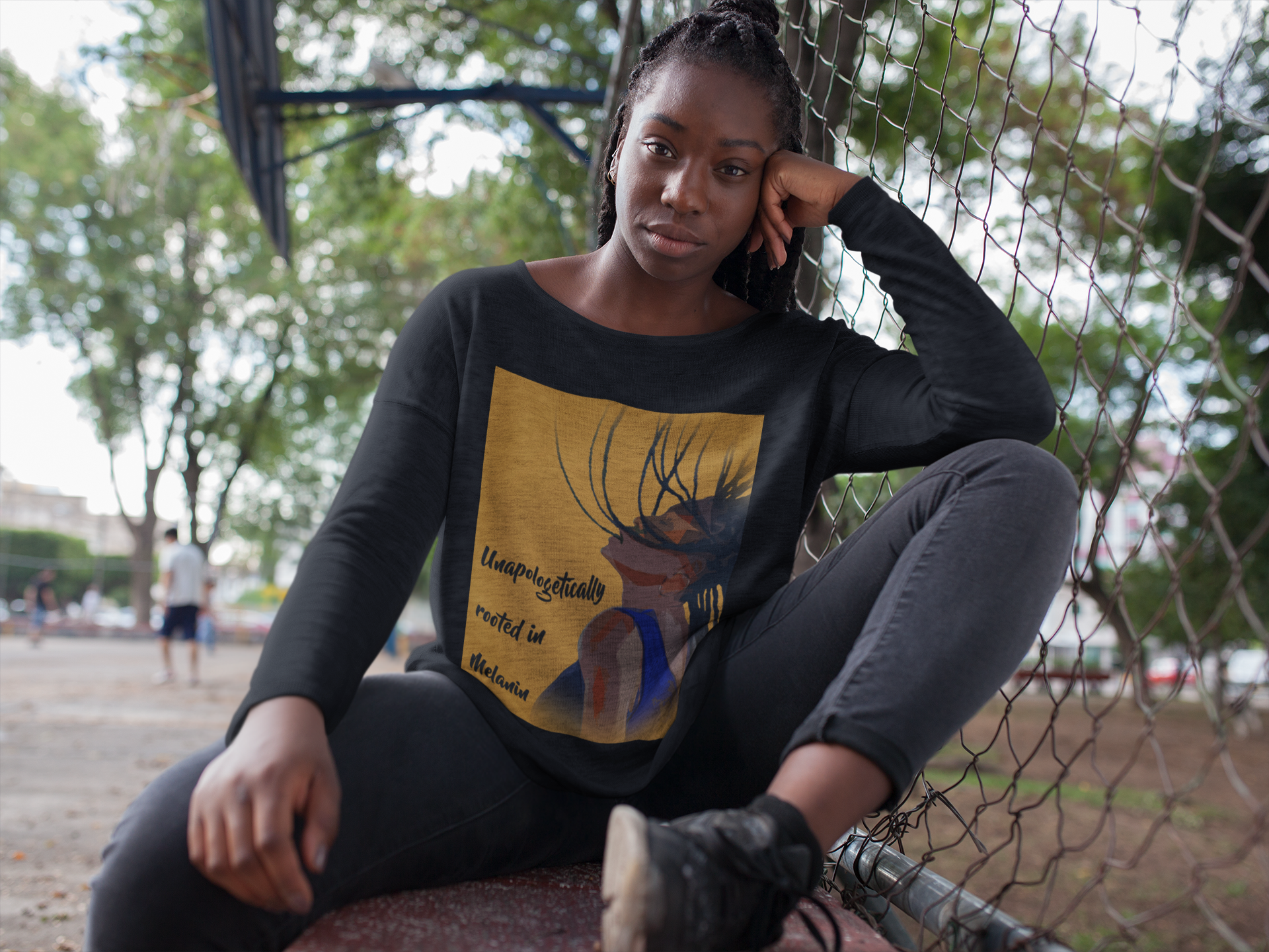 Unapollogetically Rooted in Melanin Short-Sleeve T-Shirt