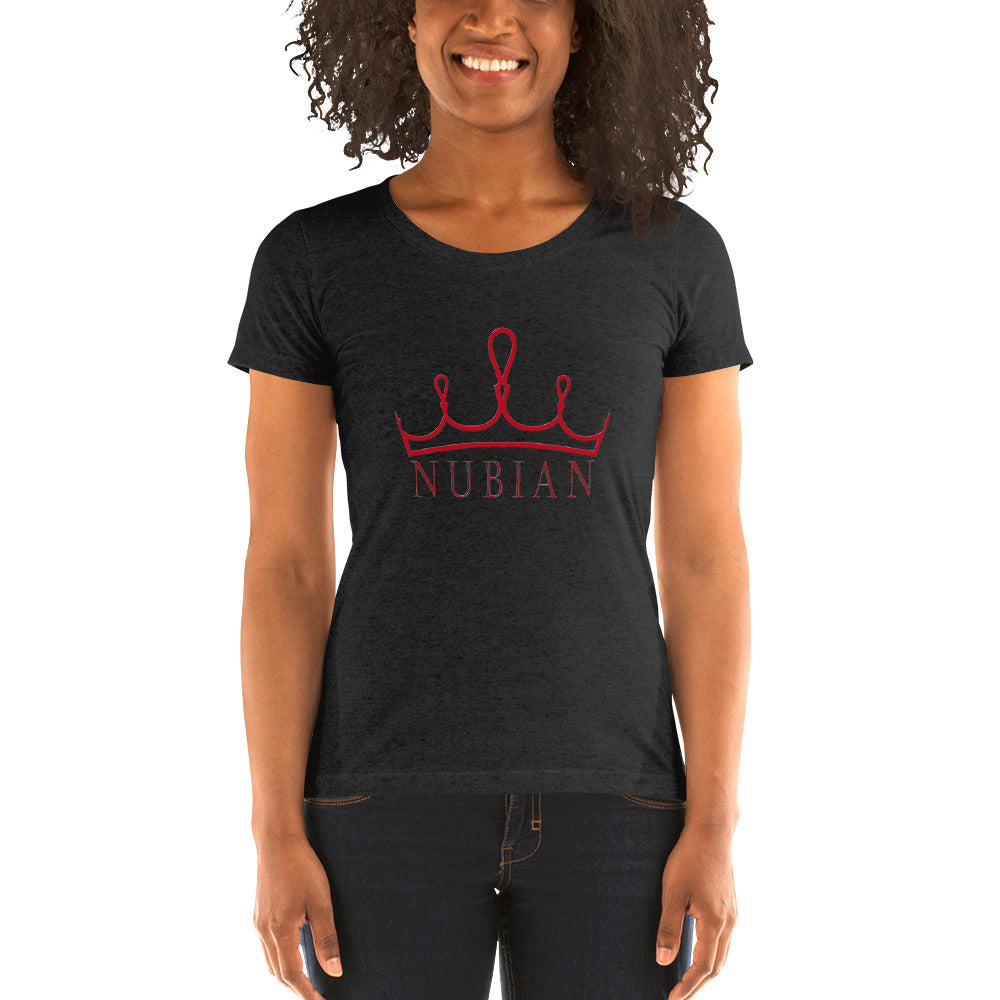 NUBIAN QUEEN RED Ladies' short sleeve t-shirt